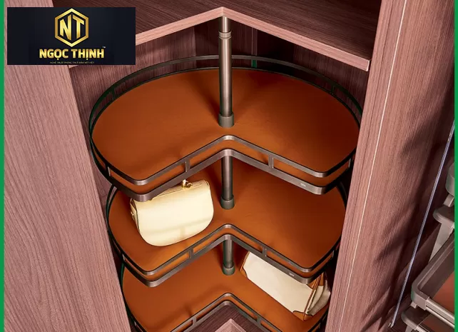 KỆ VẮT QUẦN ÁO TỦ GÓC HM-273 TẠI Long Tân